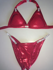 Red Crystal Bikini