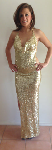 #g029 Sequin Formal Gown