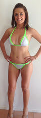 #b012 Sexy Sequin Bikini/ Brazilian