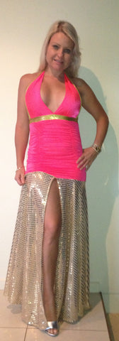 Spandex and Sequin Gown
