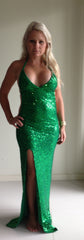 #g031 Sequin Formal Gown
