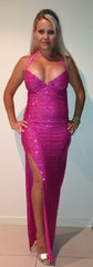 Sequin Bra Gown